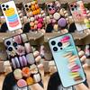 Dessert Ice Cream Macaron Food Case For Samsung Galaxy M56 M06 M16 M36 M52 M32 M12 M54 M34 M14 M35 M55 M15 M11 M31 M13 M53