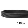 EPDM Serpentine Belt 6PK2125 For 84-19 Mercedes-Benz For  Cadillac For  Kia For  Hyundai 2.0L-4.6L