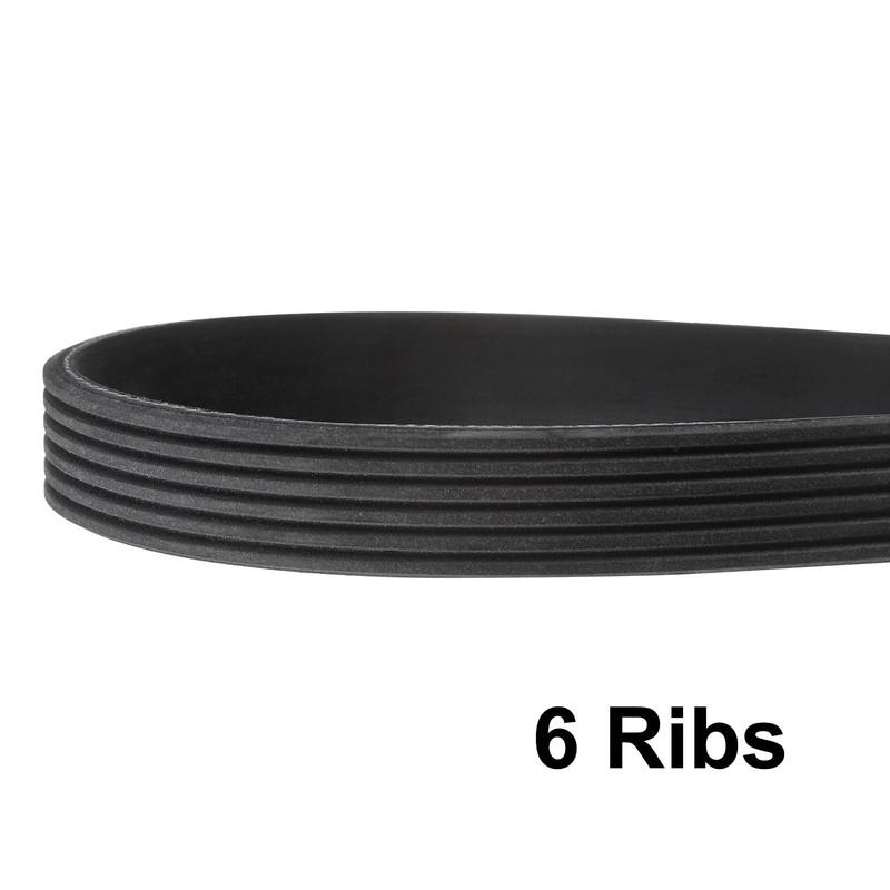 EPDM Serpentine Belt 6PK2125 For 84-19 Mercedes-Benz For  Cadillac For  Kia For  Hyundai 2.0L-4.6L