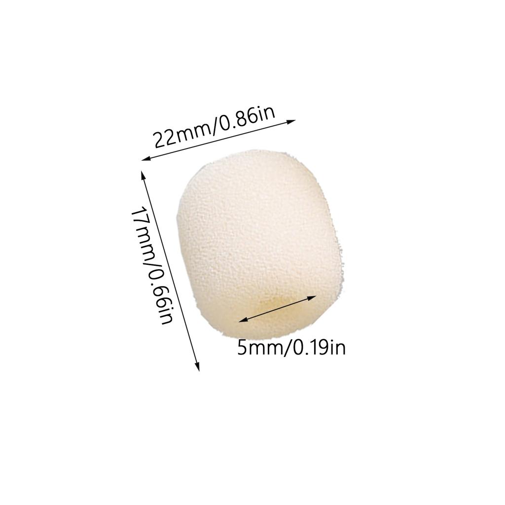 10 Peças Para-brisa para Microfone de Lapela Cobertura de Espuma para Microfone de Headset Para-brisa para Microfone Lavalier para Microfone K9