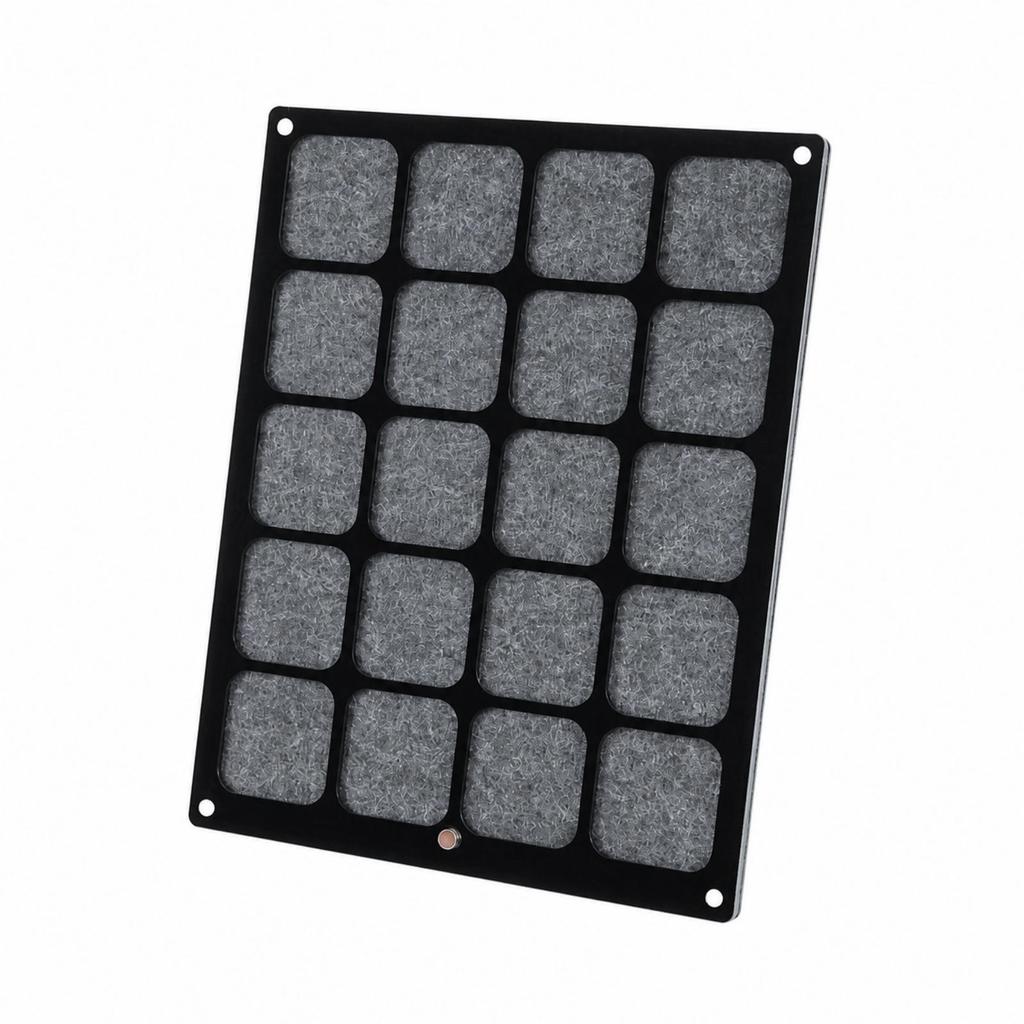 Acrylic Felt Pin Display Board Slim Shadow Box for Office