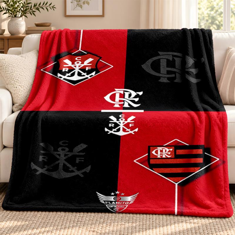 CR Flamengo blanket Flannel Blanket Soft Cozy Plush Throw for Sofa Bed Lightweight Home Decoration Outdoor camping