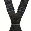 Men'S Wide Heavy Duty Work Strap Adult 4 Clips 120Cm Strap X-Type Elastic Adjustable Strap Bracket Work Men'S Strap  Garter