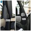 Silver Car-styling Pillar A Audio Speaker Tweeter Frame Cover Trim For Land Rover Defender 110  -  Interior Accessories