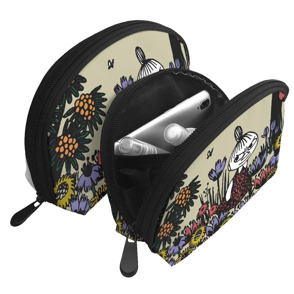 Mumin Beutel mit Münzfach Groß Wasserdichte Schale Reise Kosmetikartikel Kleinartikel Großes Fassungsvermögen Geldbörse, Beutel, Brieftasche, Tragbar, Funktional, Fassungsvermögen,