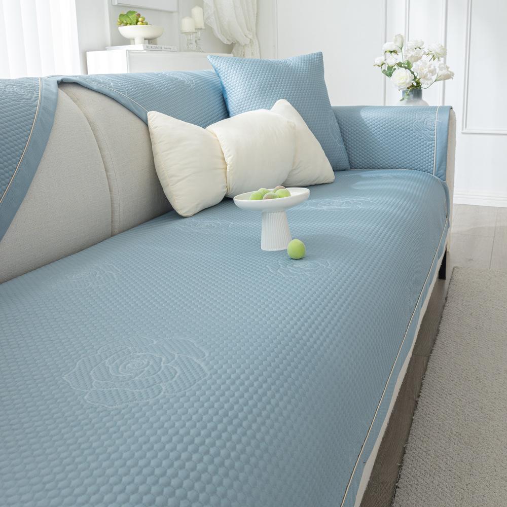 Sofa Cushion Summer Cool Doudou Cold  New Non-Slip Mat Seat Cushion Summer High-End Sofa Cover