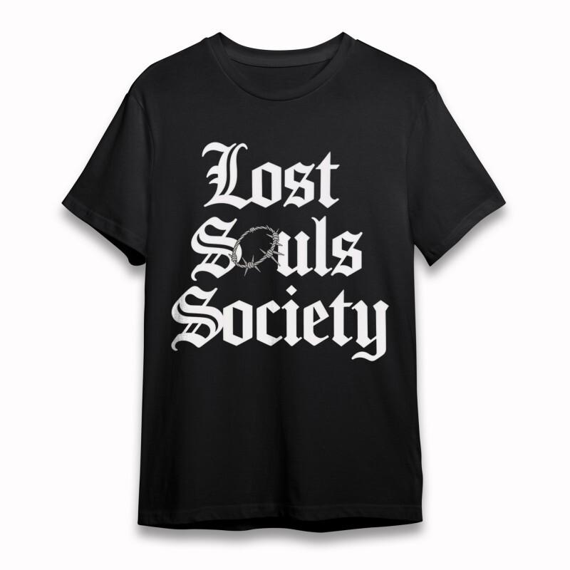 

Women s Oversize T-shirt With Lost Souls Society Graphic Unisex 100% Cotton Tee 4XL