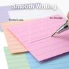 Lined Pop Up Sticky Notes 3x3 inch Refills, 100 Sheets/pad, 6 Pads/Pack Easy to Post Sticky Notes with Lines, Accordion,z fold