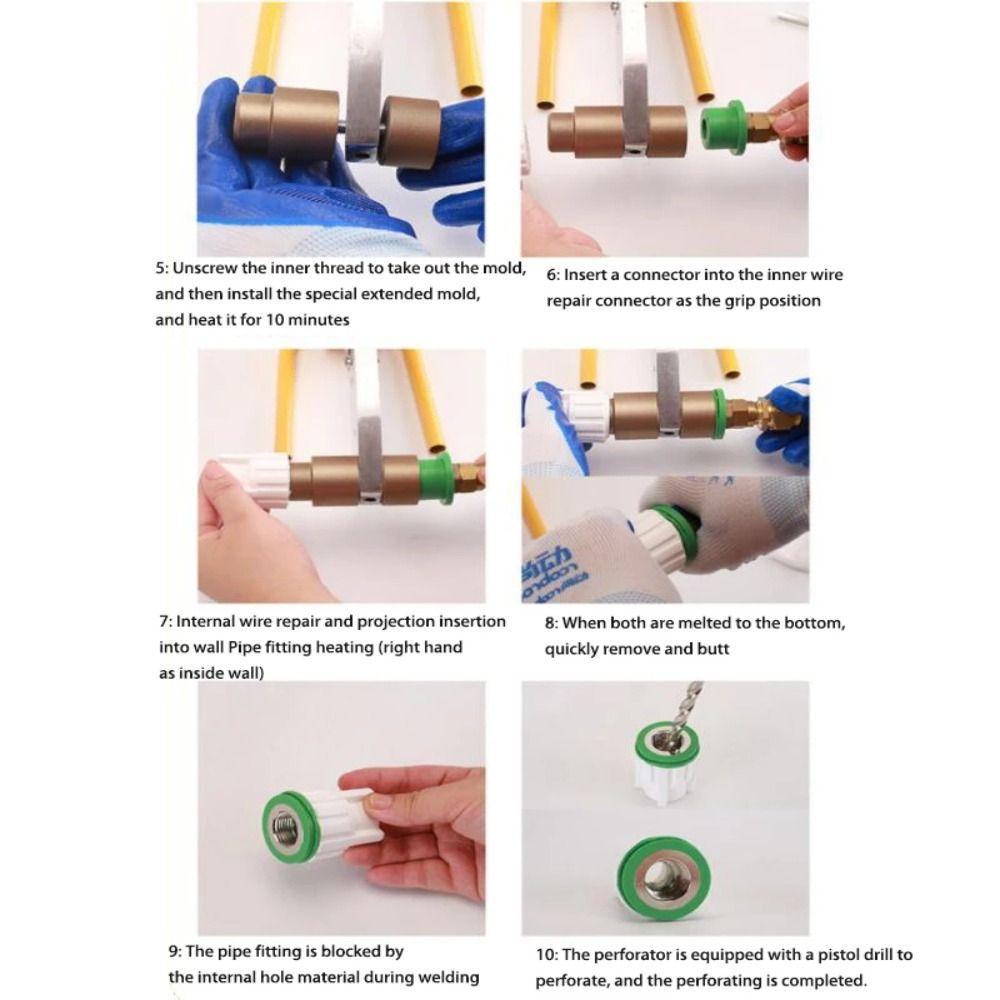 PPR Water Pipe Cracking Wire Removal 1/2 Inch 3/4 Inch Inner Wire Repair Kits  Replacement Tool