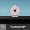 Webcam - full hd 1080p - logitech - brio 300 - microphone intégré - rose
