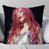 Giselle Girl Group Singer A-Aespa Pillow Case Square Pillow Bedroom Sofa Leisure Comfort Car Living Room Home Decoration 40X40