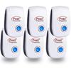Ultrasonic Insect Rodent Repeller 6 Pack, Indoor Electronic Insect Repeller, Ifor Mosquitoes/Cockroaches/Mice/Spiders/Flies Happy H