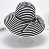 Spring and Summer Women's Two-color Simple Wind Seaside Travel Sun Protection Face UV Protection Foldable Big Brim Hat