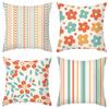 Geometric Floral Pattern Fresh Nordic Style Pillowcase Desk Lunch Break Sleeping Pillow Bedside Pillow Cushion