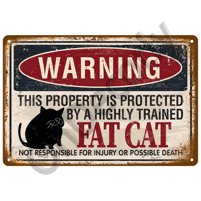 Tin Signs Plate Home Wall Decor Beware Metal Signs Vintage Plaque Warning Danger For Bar Club Man Cave Art Painting Poster Gift