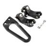 Rear Footrest Bracket BMW R18 Classic Motorcycle Customization Black Steel Mount