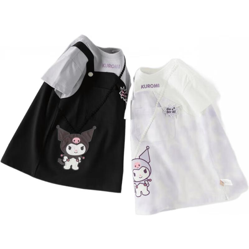 DAVEBELLA Kuromi Girls  Antibacterial Cooling A-Line Dress 130 cm