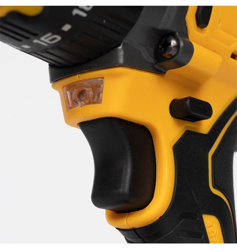 13mm Brushless Cordless Electric Drill - Multifunctional, High-Power Handheld Pistol Drill with Lithium Battery