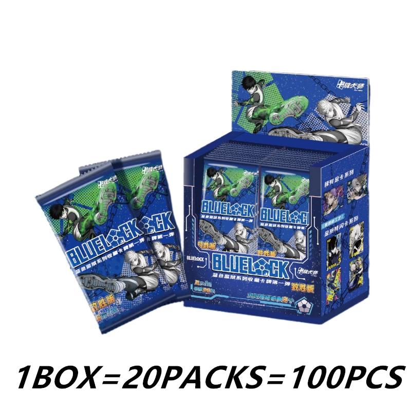 New Blue Lock Card Thread Teacher Rin Bee Music Back Nagi Makoto Shiro Guangu Blue Lock Anime Collection Card Stamp Change Cards