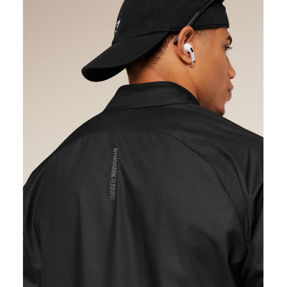 Gymshark Running Elite Lightweight Windbreaker Black A2c5y Bb2j