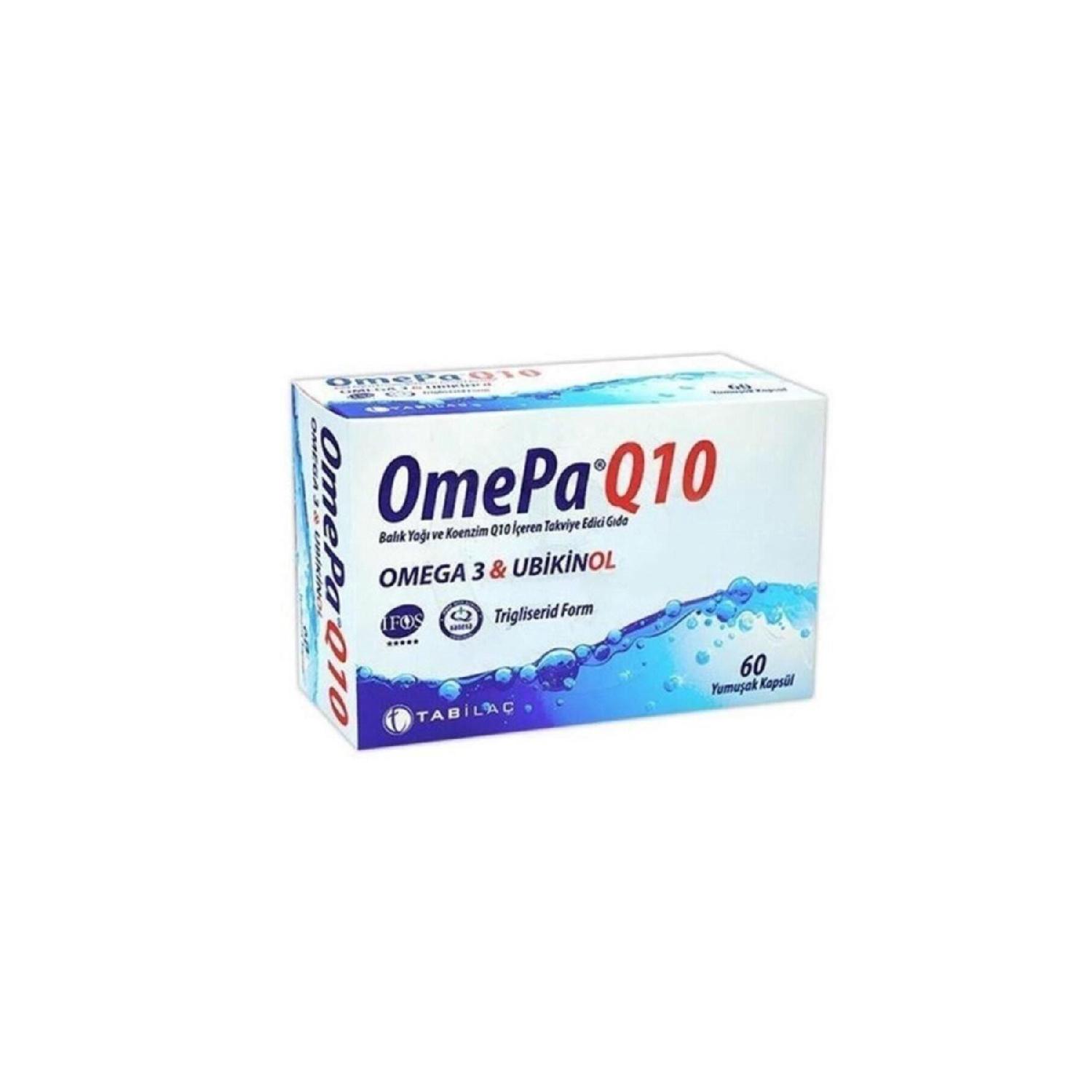

Q10 Omega 3 Ubiquinol 60 Capsules 8680133001123