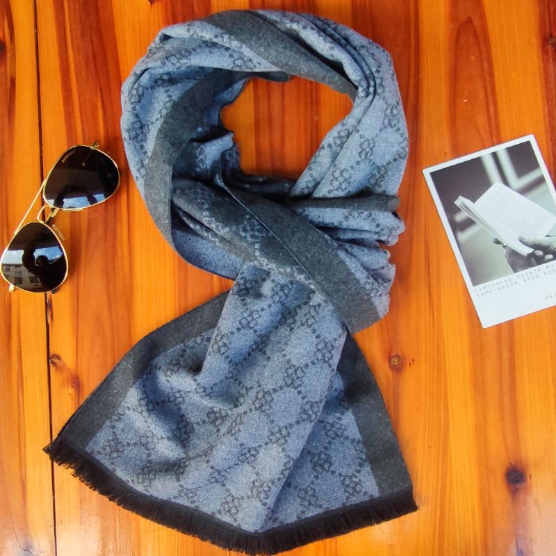 Luxuriöser Kaschmirschal für Herren Weich Warm Winter Pashmina Herrenschals Männlich Bufandas Hombre Business Lange Wickeltücher