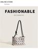2026 Trendy Geometric Rhombus Women's Shoulder Bag: Fashionable, Simple Drawstring Design