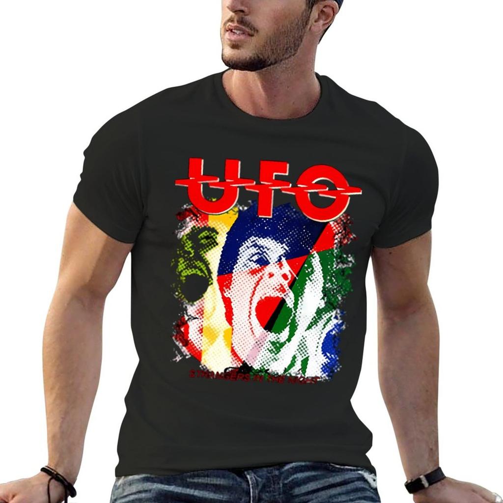 Grappig Ufo Band T-shirt grafische t-shirts shirts grafisch zwaar t-shirts voor mannen
