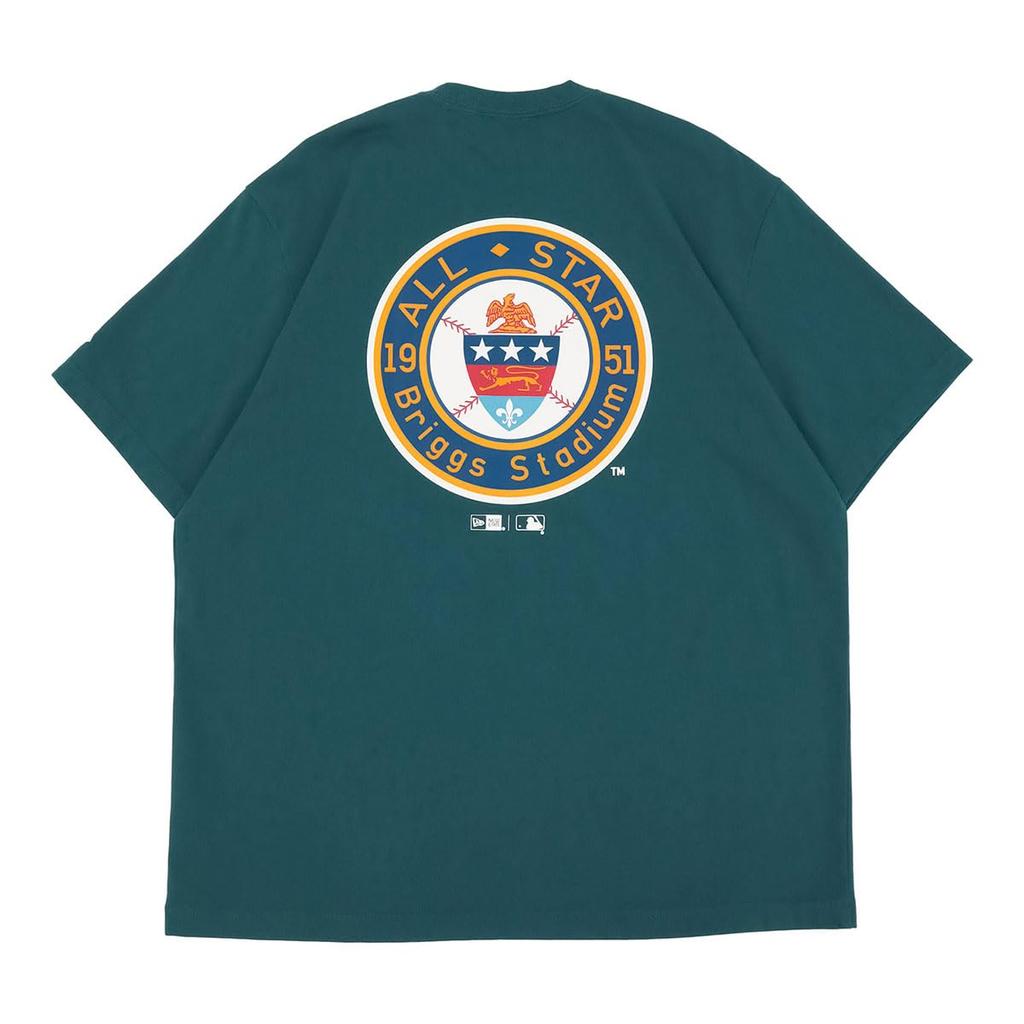 New Era MLB All Star Game RS42 DEEP TEAL Short Sleeve T-Shirt, Size L, Made In Korea, DEEP TEAL, Size JP