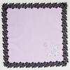 ANNA SUI Large Rose Lace Handkerchief Hand ANNA SUI (Purple) [100% Cotton] Women's Towel, Approx. 28cm, 109109-0001-01