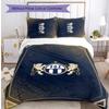 Set Lenzuola Stampato FC Zürich 3 Pezzi Copripiumino Traspirante con Federe Biancheria da Letto Decorativa per Camera da Letto Casa