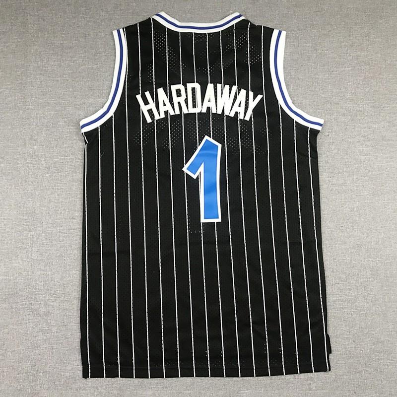 Black Retro Embroidered Basketball Jersey 1 Magic Team Mens Womens Sportswear