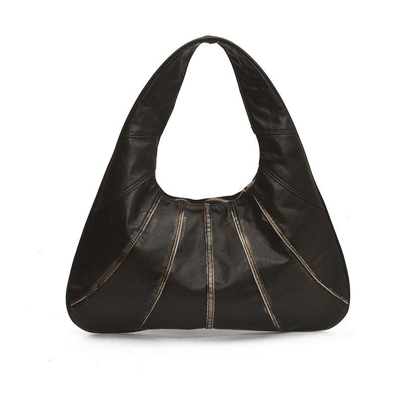 

Новая модная вместительная сумка подмышку, женская повседневная персонализированная сумка через плечо чёрный