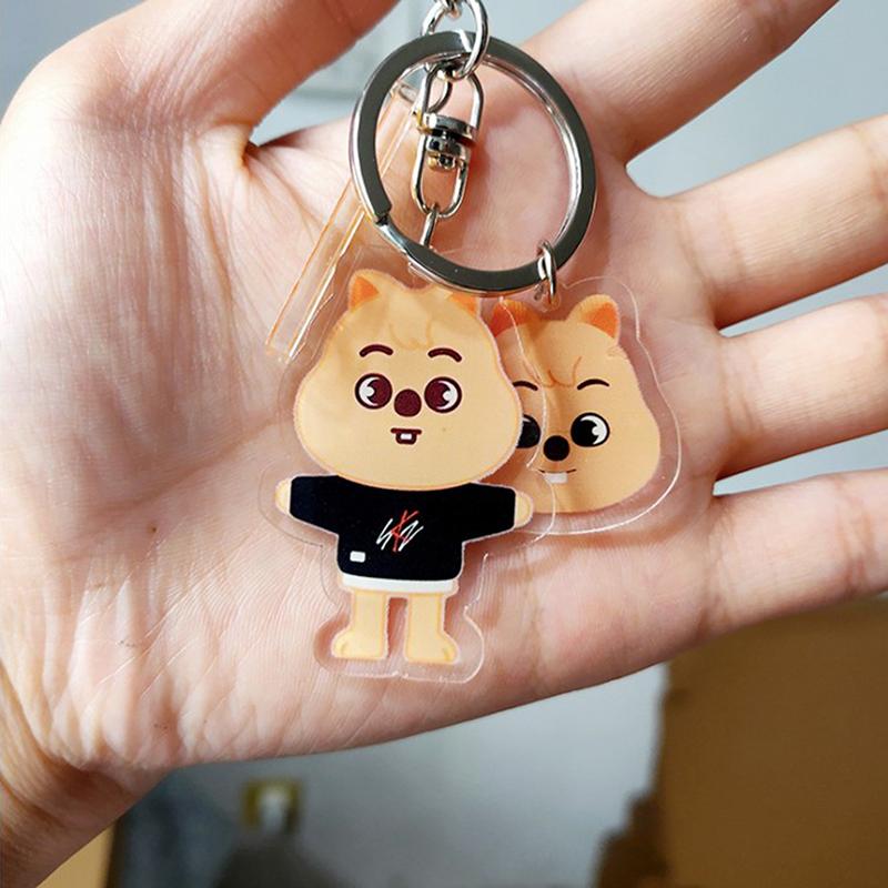 Stray Kids SKZoo Plüsch Schlüsselanhänger 10cm - Niedliche STAY Fan Artikel