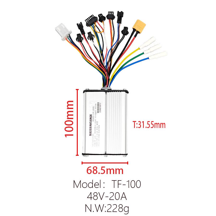 KUGOO M4 Scooter 48V Controller & TF100 Display Cable Set