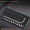 Mini Portable Phone Number Plate Car Number Plate For Temporary Use Parking Card Phone Number Display Auto Interior Accessory