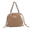 Fashionable Spring New Microfiber Bucket Bag With Stylish Quilted Design For Women