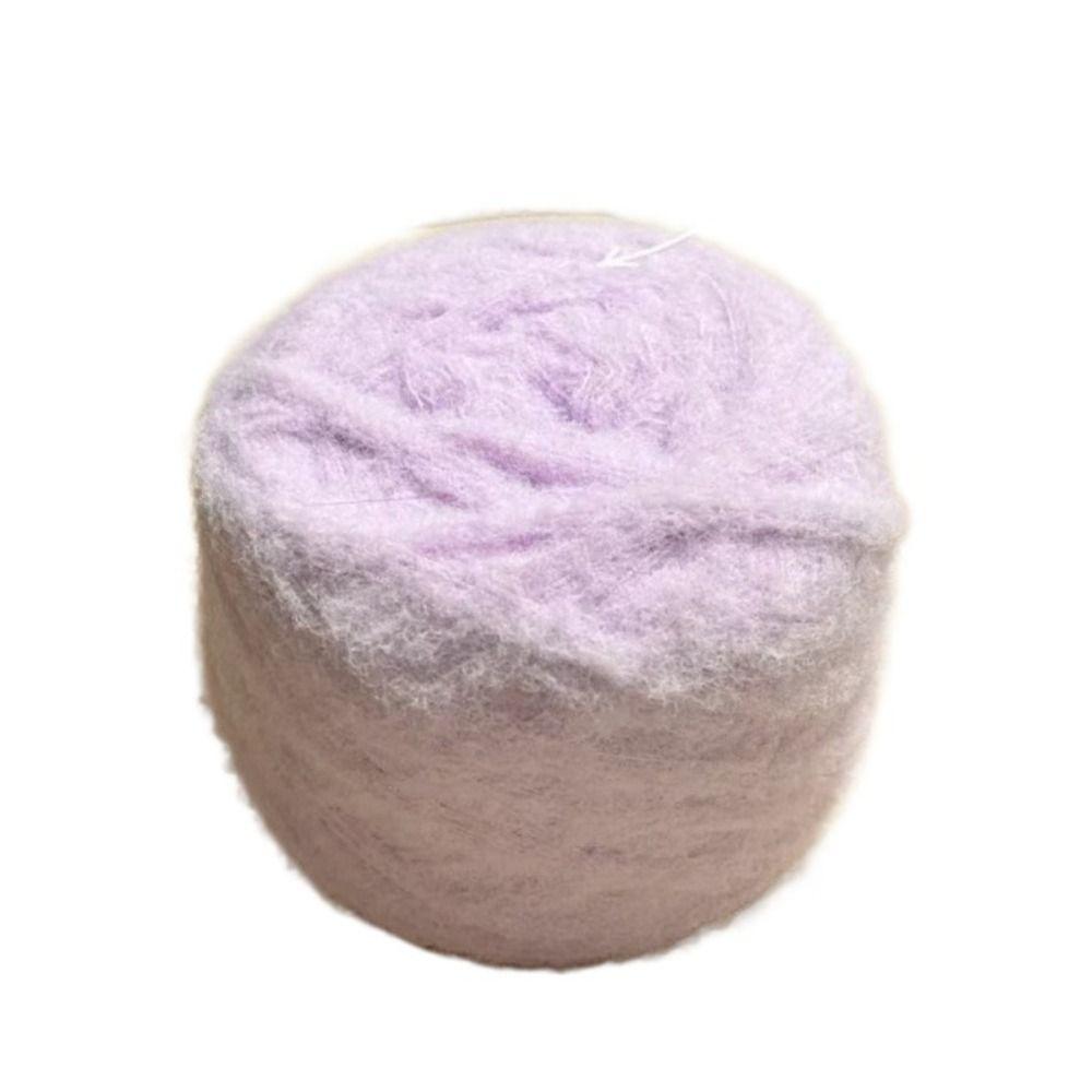 100g New Fluffy Mohair Yarn Warm Soft Cotton Yarn Ball Solid Color Medium Thick Crochet Yarn Woven