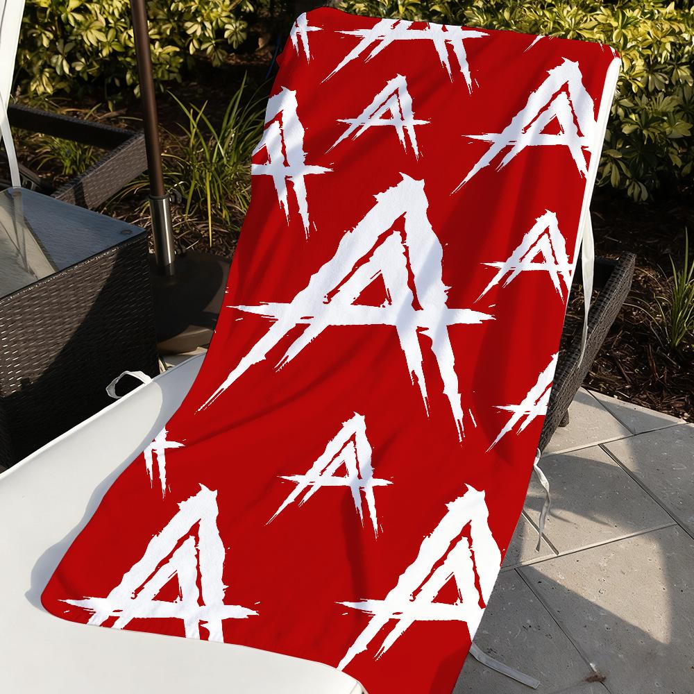 Rapper Anuel AA Music Logo Towel Soft Pool Gift For Travel Gym Shower Camping Quick Dry Sports Large Beach Towels