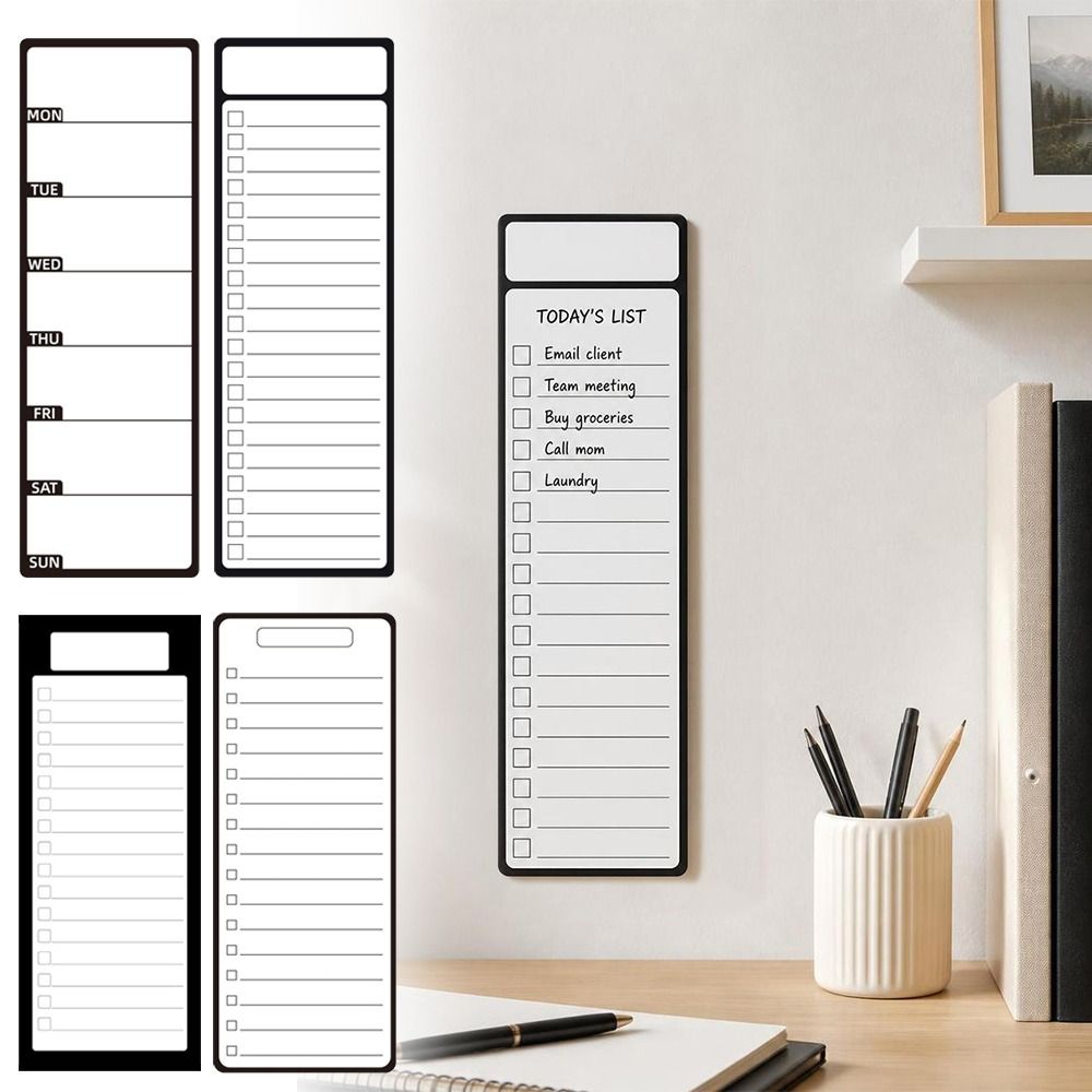 Magnetic Fridge Whiteboard Planner Erasable Schedule Planner Magnet Checklist Board Study Schedule