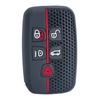 Copri Portachiavi in Silicone per Land Rover Range Rover Evoque Discovery Sport Jaguar XE XF XJ F-Pace F-Type Morbido Custodia Protettiva per Chiave Adatta a Smart a 5 Pulsanti