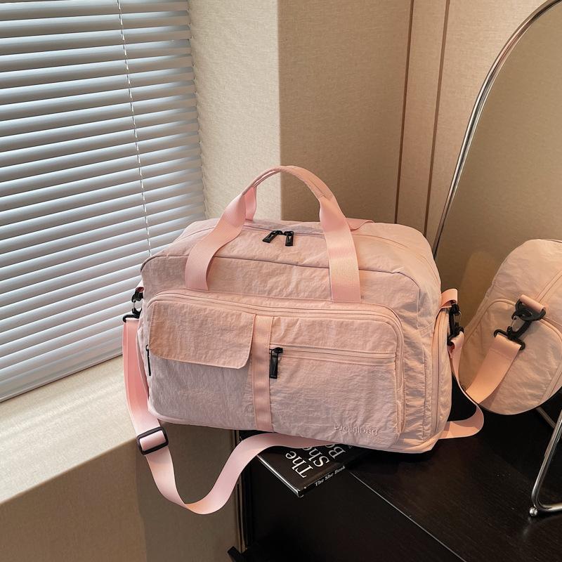 Large capacity portable short-haul travel bag Women's fashion lightweight luggage bag Men's travel storage Sports fitness bag