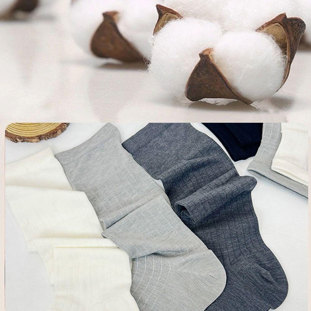 Solid Color Ice Silk Long Socks Lolita Knee High Sock Fashionable Mid-tube Stocking Summer