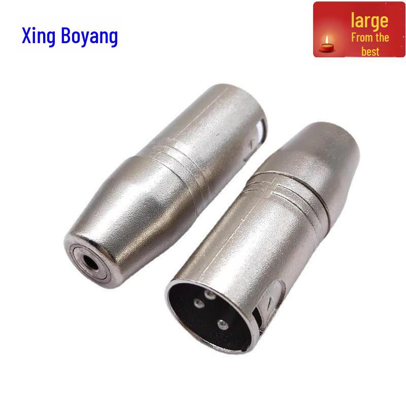 

3.5mm Female to 3-Core XLR Male Audio Adapter for Microphone