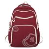 Schoolbag new student college style schoolbag trendy couple backpack large capacity fashion simple casual backpack