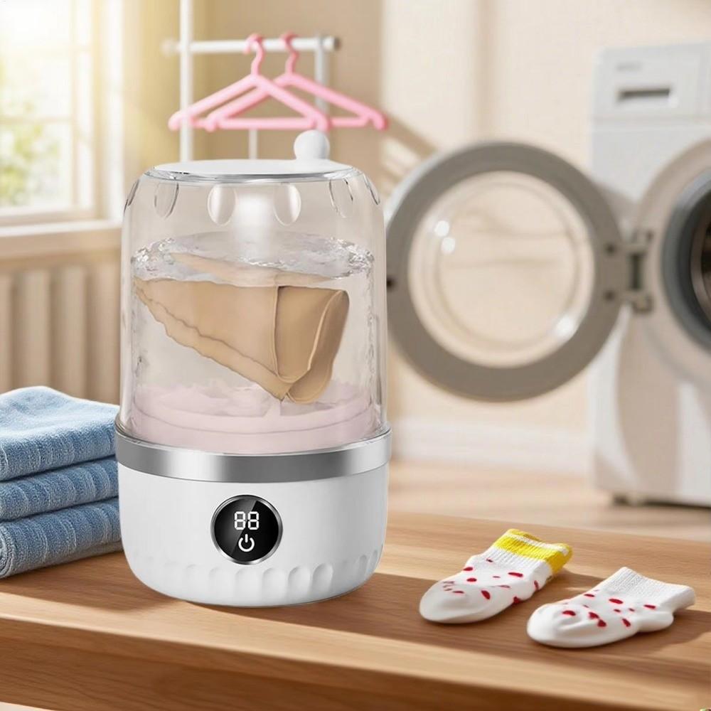 Cordless Mini Laundry Machine Rechargeable Electric Washing Cup  Camping
