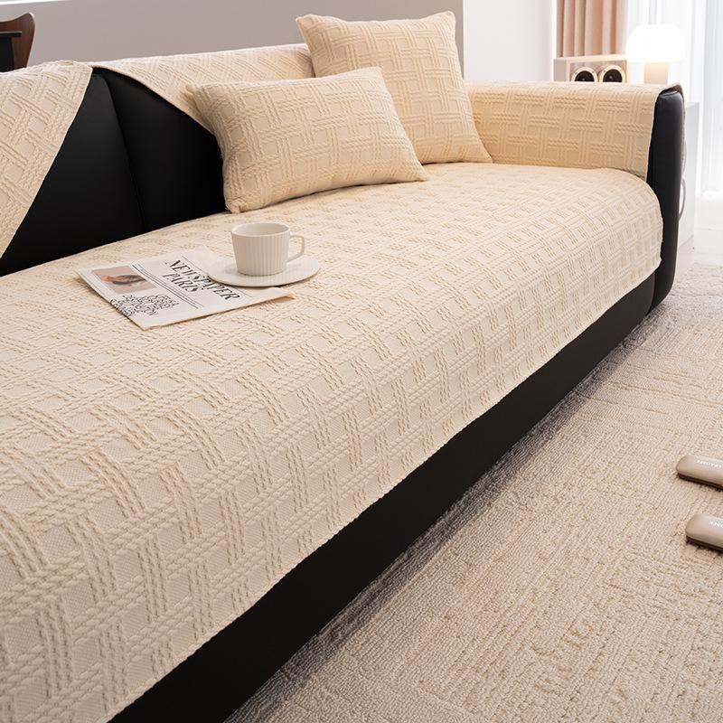 

New Combination Universal Sofa Cushion Four Seasons Universal Fixed Straight Row Seat Cushion Summer Sofa Cover 70*70cm
