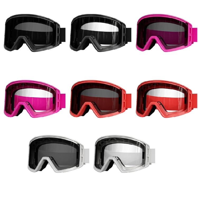Enclosed Wind Glasses with Broad Lens and Head Band to Help Cover the Eye Area from Wind and Suspended Outdoor Dust