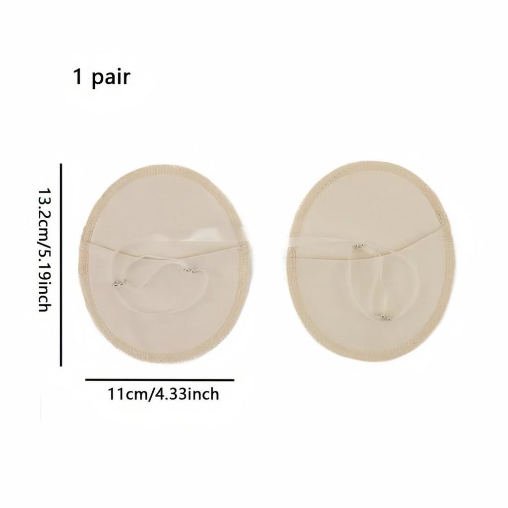 רפידות זיעה מכותנה נושמות לקיץ: בלתי נראה, רחיץ, מתייבש במהירות, מונע הזעה, רך, ידידותי לעור עם רצועות כתף
