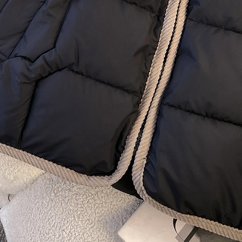 Jachete de Iarnă la Modă Femei Parkas Scurte Fermoar Groase Călduroase Casual Paltoane de Damă